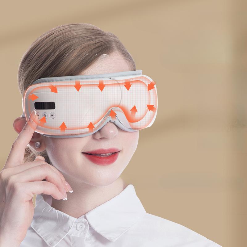 Folding Eye Massager, Airbag Eye Protection Device, Music Heating Massager, Hot Compress, Vibrating Eye Massager