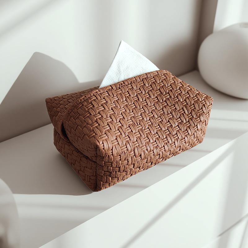 Vintage Style Tissue Box: Light Luxury Coffee Table Décor