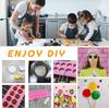 12 Hole Silicone Lollipop Molds Chocolate Candy Pop Fondant Mould Sugar Lolly Chocolate Cookie Candy Maker Party For Children