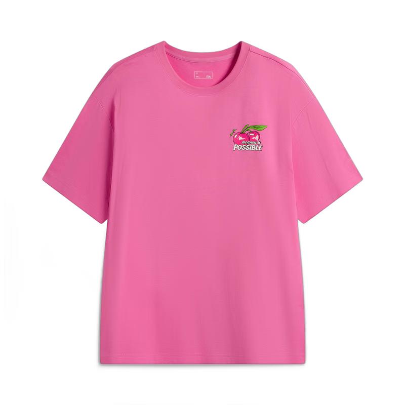 Li-Ning Men s & Unisex Short Sleeve Sportstyle T-Shirt L