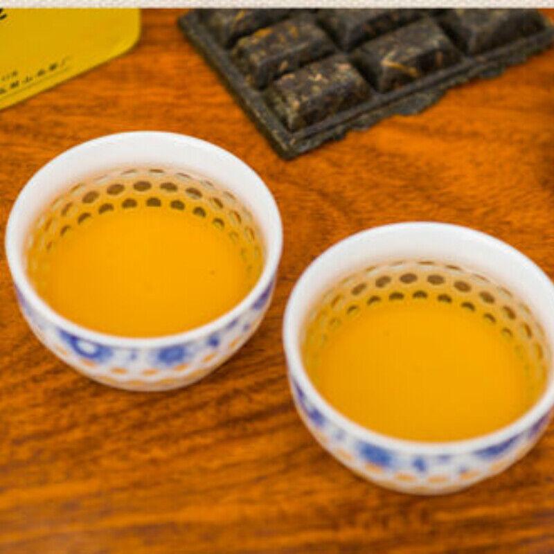 45g Jun Shan Huang Cha Premium Aromatic Yellow Tea Mini Gold Brick Pressed