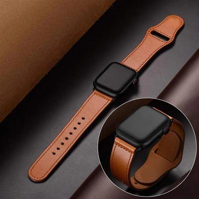 Kožený remienok Pre remienok Apple Watch 44 mm 45 mm 41 mm 40 mm 49 mm 42 mm 38 mm 45 44 mm korrea náramok iWatch séria 3 4 6 SE 7 8 ultra