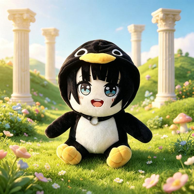 Professional Fishing Unisex Kids Cute Gugu Gaga Plush Toy Movie Stuffed Animals Gugugaga Stuffed Penguin Gugugaga Dolls Fans Birthday Gifts Kids Toys Room Decor