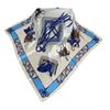 European and American style temperament fashionable small silk scarf simulation silk square scarf 71cm decorative small scarf pattern variety silk sca