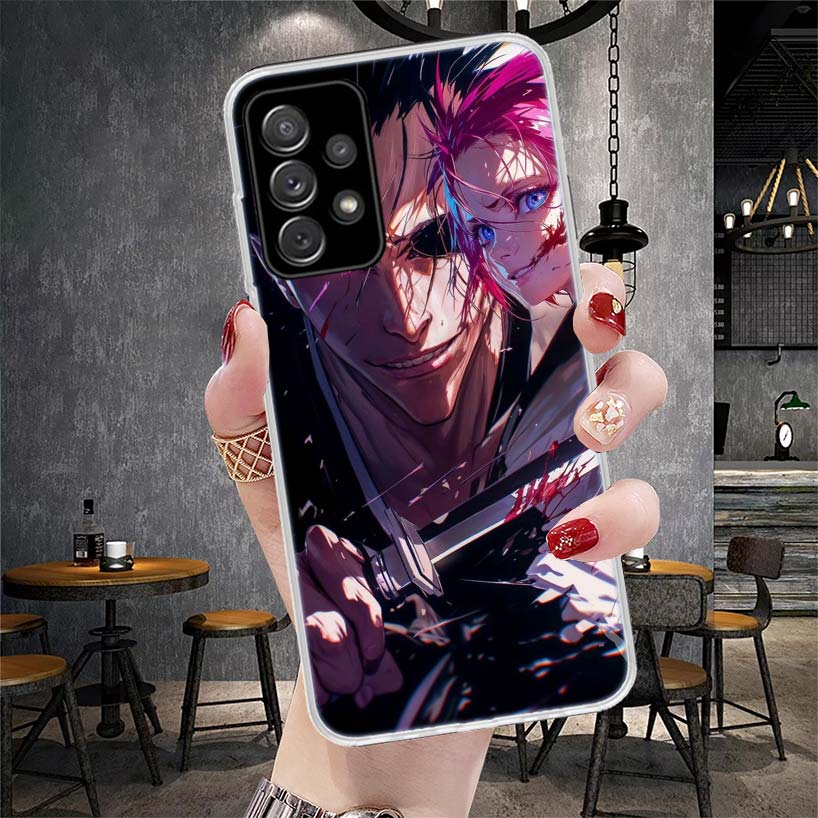 Zaraki Kenpachi Bleach Soft Phone Case For Samsung Galaxy S22 S23 S24 S25 Edge S26 Ultra S20 FE S21 Plus + Fundas Coque Galaxy S
