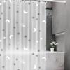 Semi-Transparent Waterproof Shower Curtain