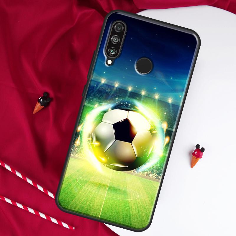 Football For Huawei Nova Y61 Y70 Y90 Y60 Y72 Y91 12s 12i 11i 7i 8i 9 10 SE P60 Pro P30 P40 Lite Case