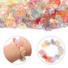 100pcs/lot Candy Color  Acrylic Beads Colorful Multi-shaped Loose Spacer Beads for Necklace Bracelet Jewerly Making Accessories