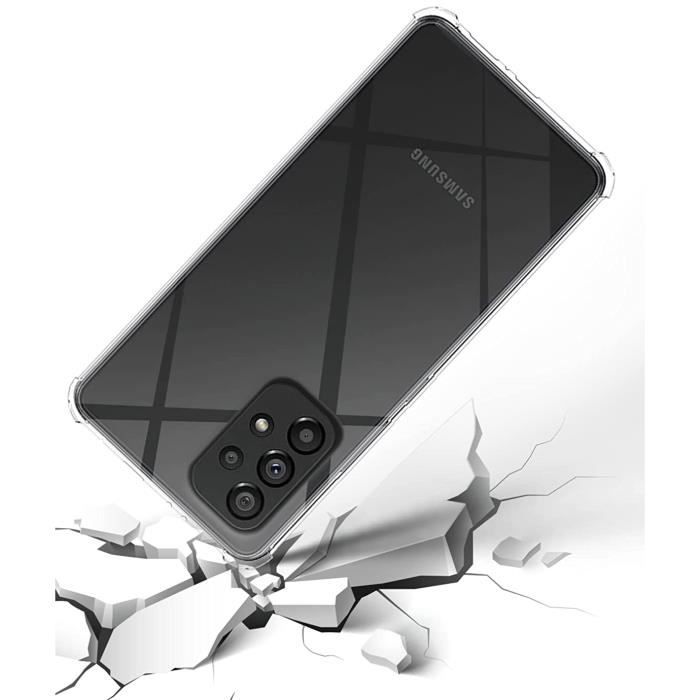 Husă pentru Samsung Galaxy A33 5G - Phonillico - Ultra Subțire - Antișoc - Silicon Moale - Transparent