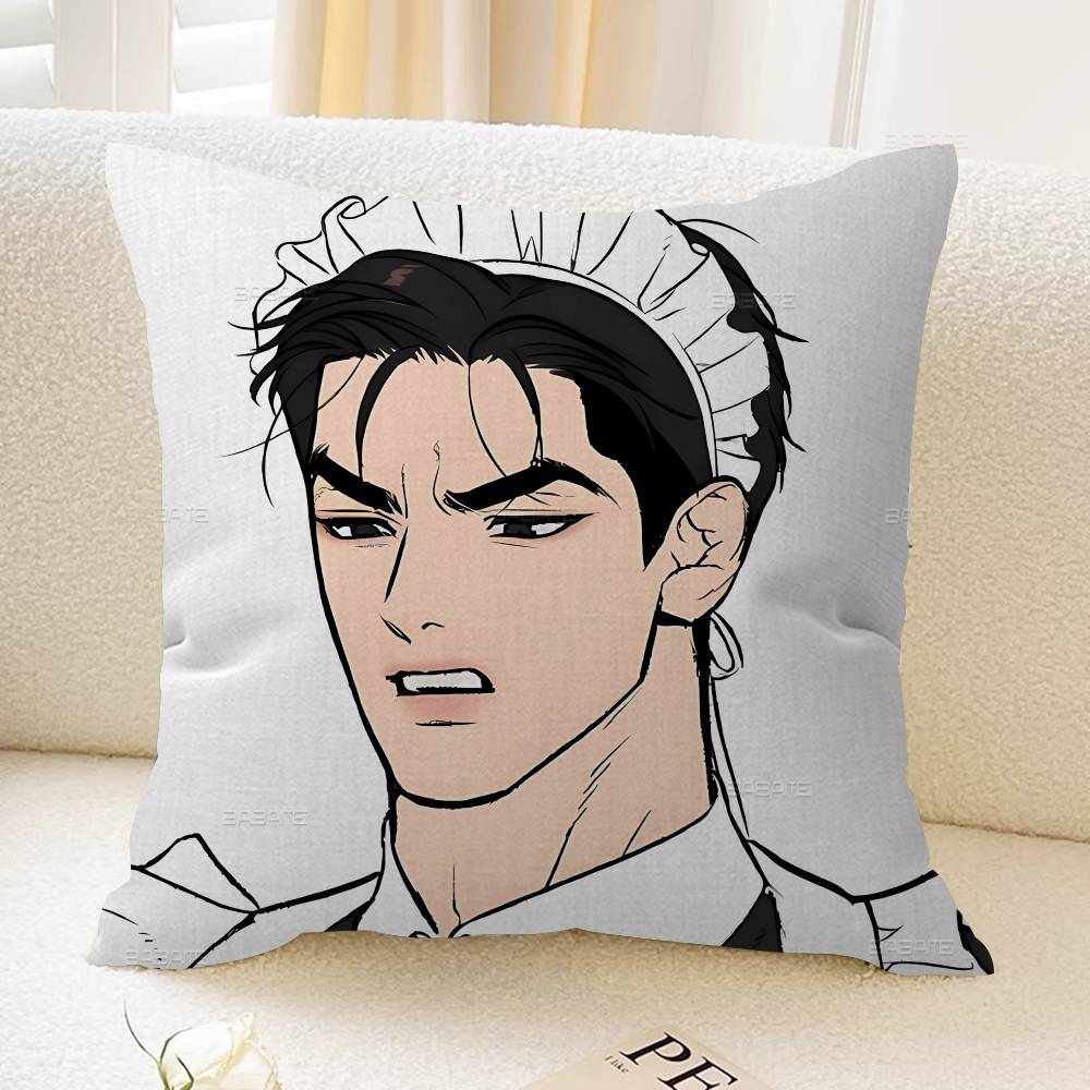 Manhwa Joo Jaekyung Kim Dan Cushion Cover Decorative Pillow Sofa Home Decor case pillow cases