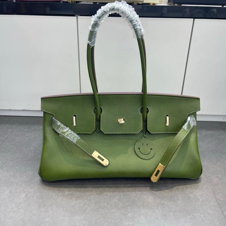 Grenzüberschreitender Trend Tasche kurze Version übergroße tragbare Schultertasche TOGO erste Schicht Rindsleder großes Fassungsvermögen Riesenpackung