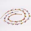 Elegant Crystal Zircon Necklace Colorful Fashion Jewelry Accessory  Women