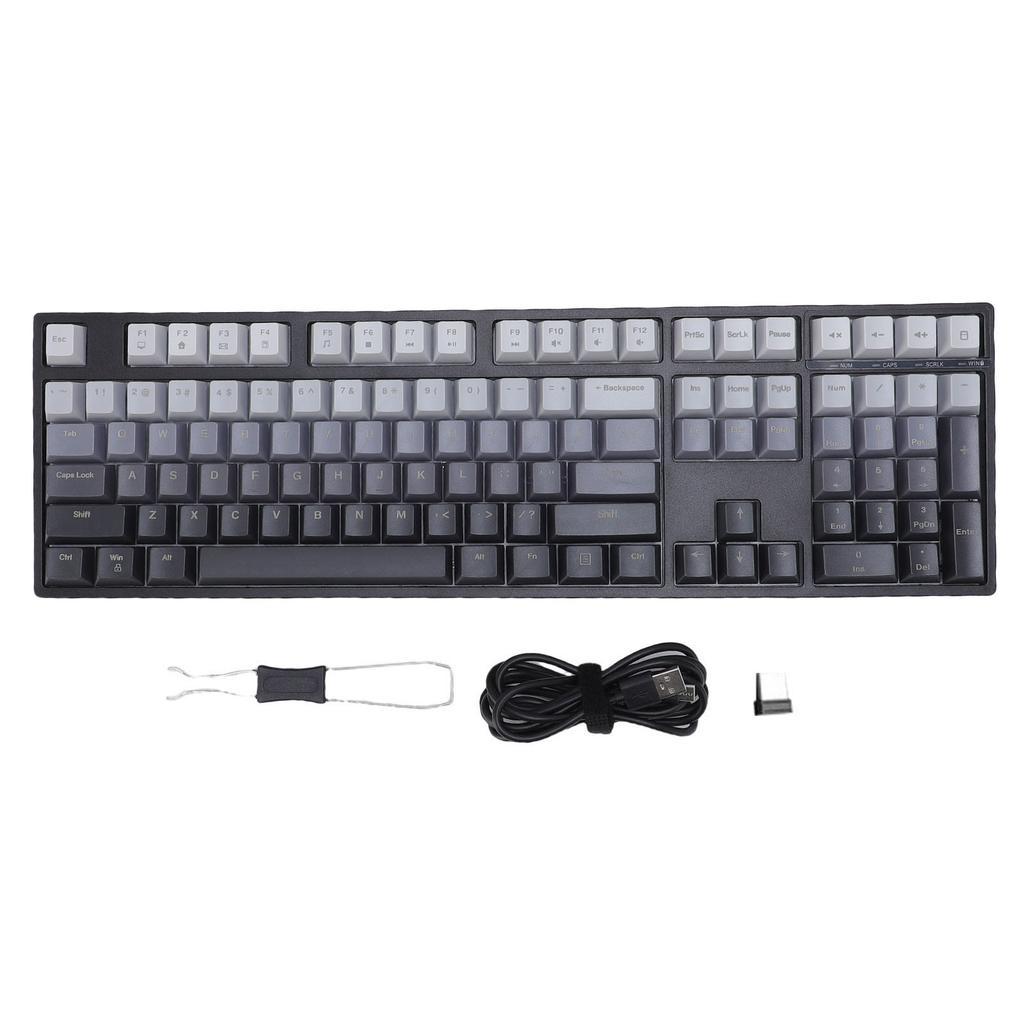 3 Mode Mechanical Gaming Keyboard Wireless Wired Mechanical Keyboard Hot Swappable 108 Keys Blue