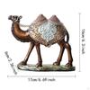 Camel Figurine for Tabletop Display, Home Decor, Resin Animal Sculpture Living Room And Office