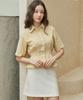 Bye Bye Seop A-Line Mini Skirt Ivory [T42]