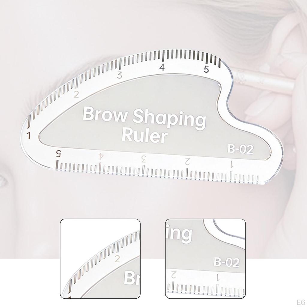 Eyebrow Shaping Ruler Arch Brow Mapping Fast Drawing Positioning Tool Template