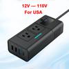 Autoinvertor AC 12V na DC 220V Měnič napětí a výkonu 200W pro 12V vozidla
