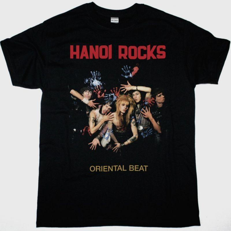 HANOI ROCKS ORIENTAL BEAT NEW BLACK T-SHIRT XXXXL