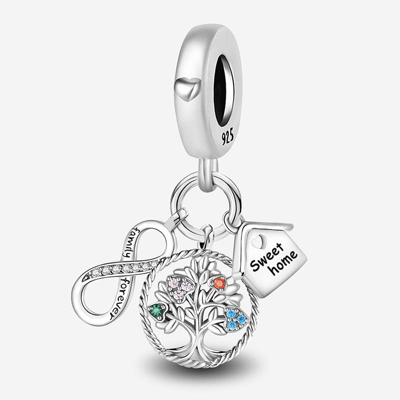 Copper Personalized Fashion Plant Flower Fit Diy Charms Beads Necklace Making Gift Of High Quality Fine Jewelry