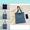 Trendige Koreanische Denim Canvas Tragetasche Große Kapazität Umhängetasche Für Damen