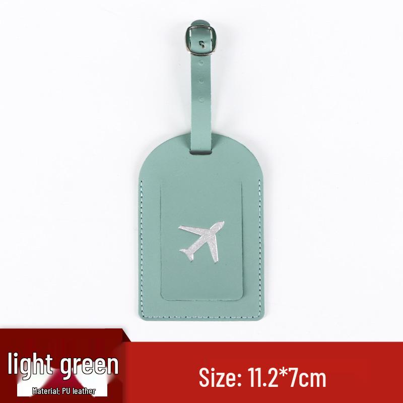 PU Leather Flip-style Luggage Tag - Anti-lost Suitcase Identification