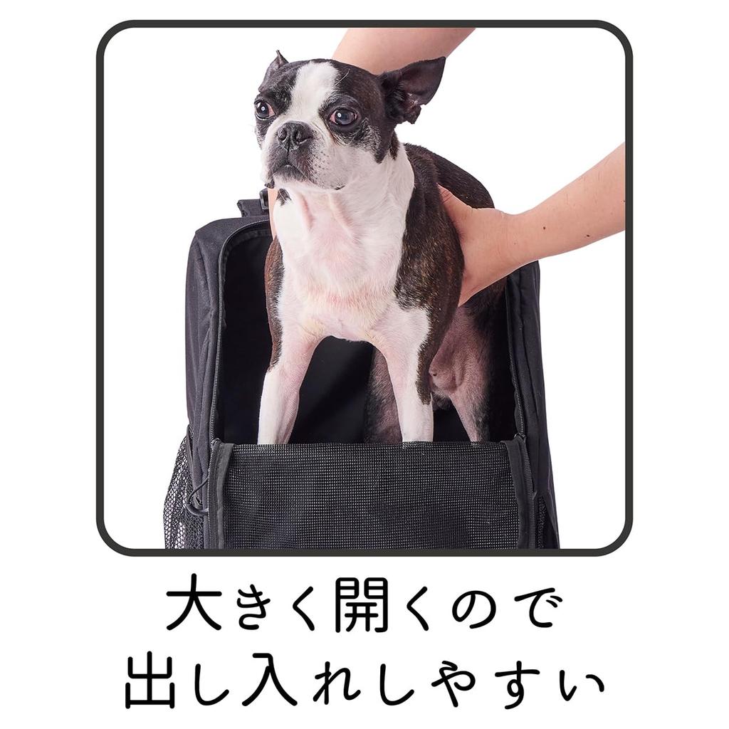 Petio Dog and Cat Holds in Front and Keeps an Eye on Your Pet Carrier, Black,