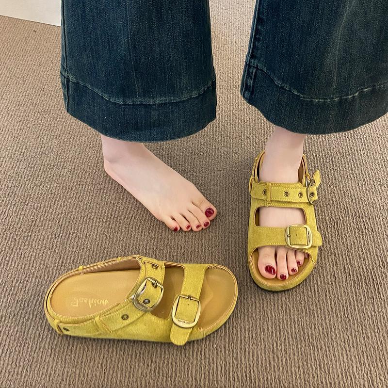 Fashion Shoes Ladies' Slippers Slipers Women Platform Luxury Slides Shale Female Beach 2025 Soft Designer Sabot Rome Female Shoes House