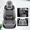 Uniwersalna Poduszka na Fotel Samochodowy Len Pełne Pokrowce na Siedzenia Na Wszystkie Pory Roku Komfort Trwałe Mata na Fotel Samochodowy