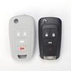 For Buick 4-button Old LaCrosse Silicone Key Cover Soft Rubber Key Bag Car Remote Control Anti-theft Device Protective Cover