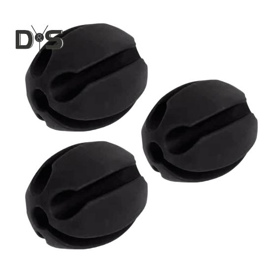 2/3Pcs Fishing Rod Fixed Ball 4/5/8/9/10MM 5 Holes Scratch Free Reusable Fishing Pole Protector Clip Fixing Tools Fishing Accessories