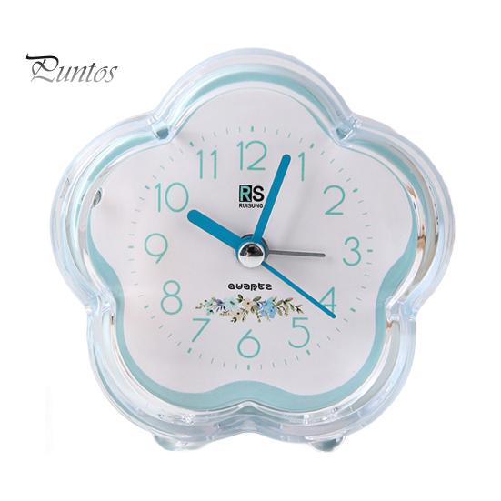 

Будильник Компактный Портативный Функциональный Долговечный Питание от Батареи Современный Бесшумный Будильник Офисные Принадлежности синий