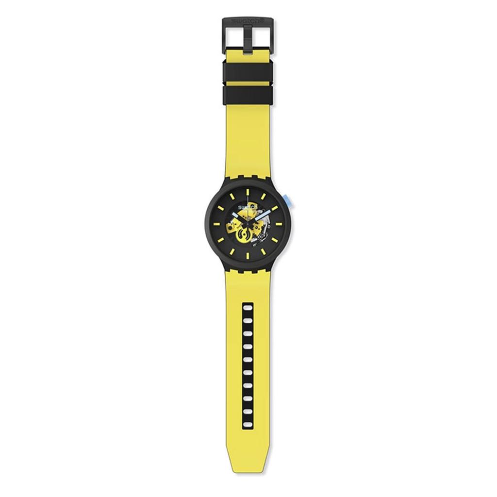 Swatch Unisex 47mm Yellow Watch SB03B109 SB03B109