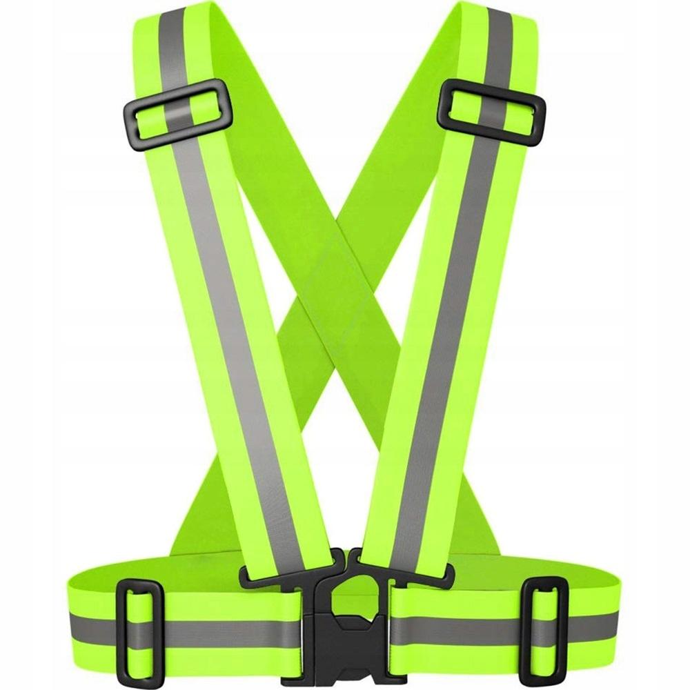 Reflective Straps Vest For Bicycle Motorcycle Car