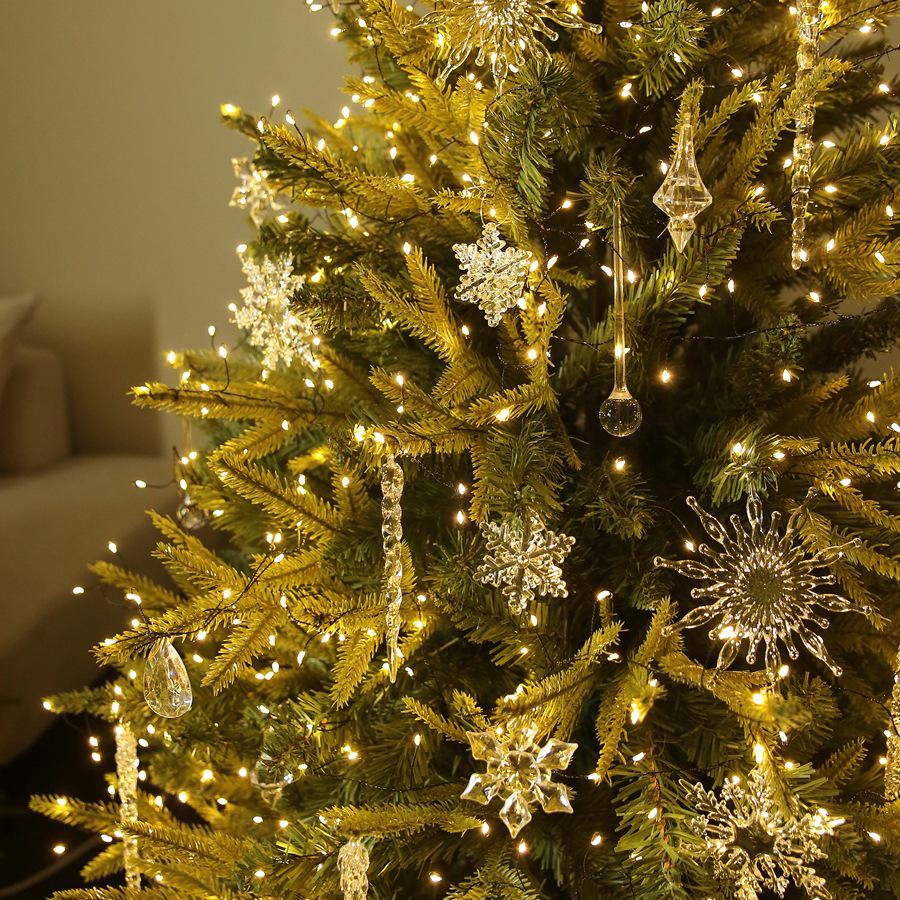 Acrylic Snowflakes, Christmas Tree Crystal Ornaments, Transparent Simulation, Christmas Shopping Mall Decoration, New Snowflakes