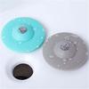 Gray Silicone Pop up Drain Cover Anti Odor Kitchen Bathroom Sink Strainer Stopper 10x3.6cm