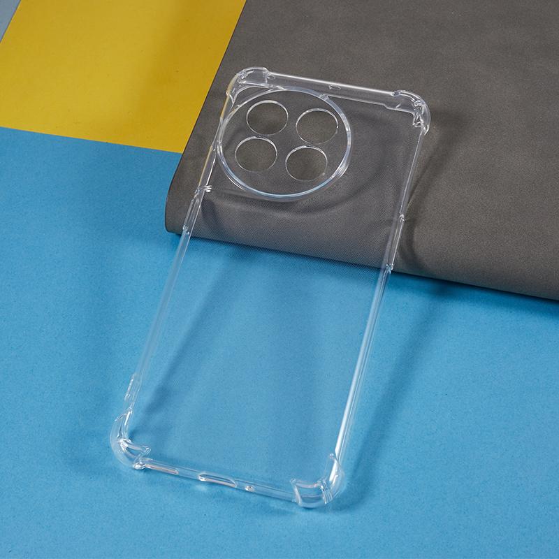 For OnePlus 11 5G Soft TPU Clear Phone Case 4 Thicken Corners Shockproof Back Cover