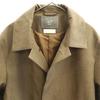 417EDIFICE ZOZO collaboration Stainless collar coat MS Brown Men's Used