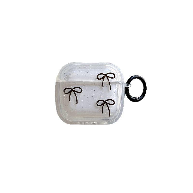 Epoxy bow for AirPods4 apple bluetooth wireless headset cover 1/2/3 generation pro2 cute creative