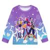 Children's Witch  Girls Printed Suit Long Sleeve Pants Suit