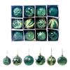 12 Pcs/Set 6cm Shatterproof Christmas Ball Decor Christmas Tree Hanging Ornament