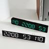 Self-aligning LED Clock Desktop Desk Clock Multifunctional Electronic Clock Simple Alarm Clock Countdown Days