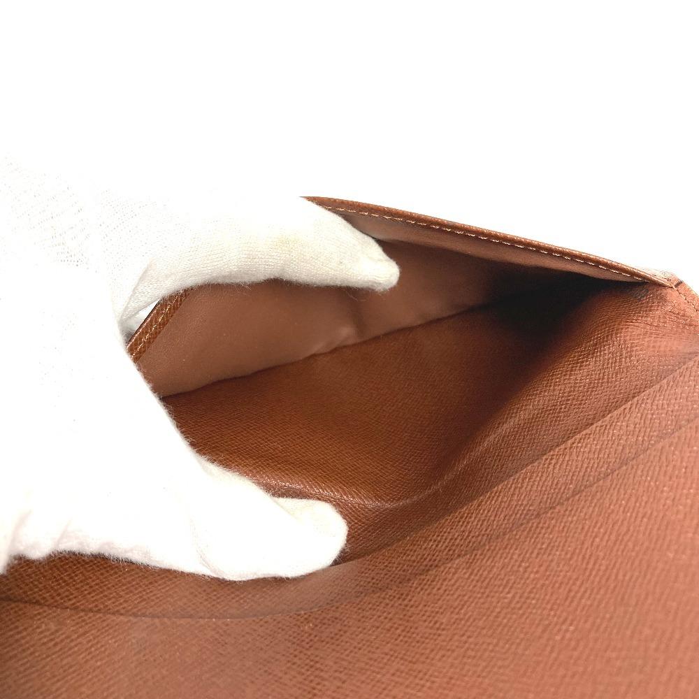 Louis Vuitton M60825 Monogram Porto Cartes Cr_dit Bi-fold Long Wallet Brown
