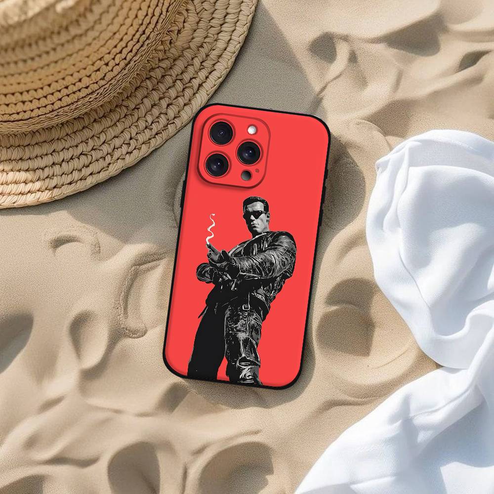 Arnold Schwarzenegger Terminator Phone Case For IPhone 17 16 15 14 13 12 11 PRO MAX PLUS Mini TPU Soft To Skin-friendly Case