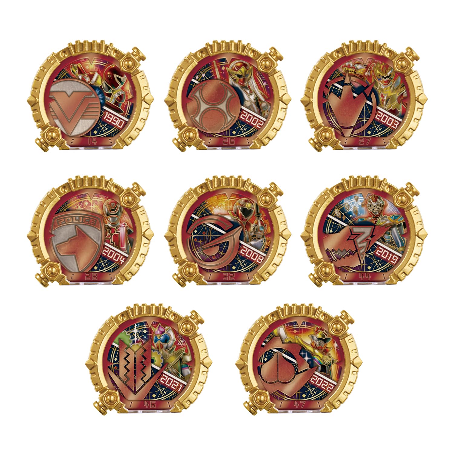 

Number One Sentai Gojuuger DX Sentiling Power Up Boosted Pack 05 of [BANDAI] (Box 8)