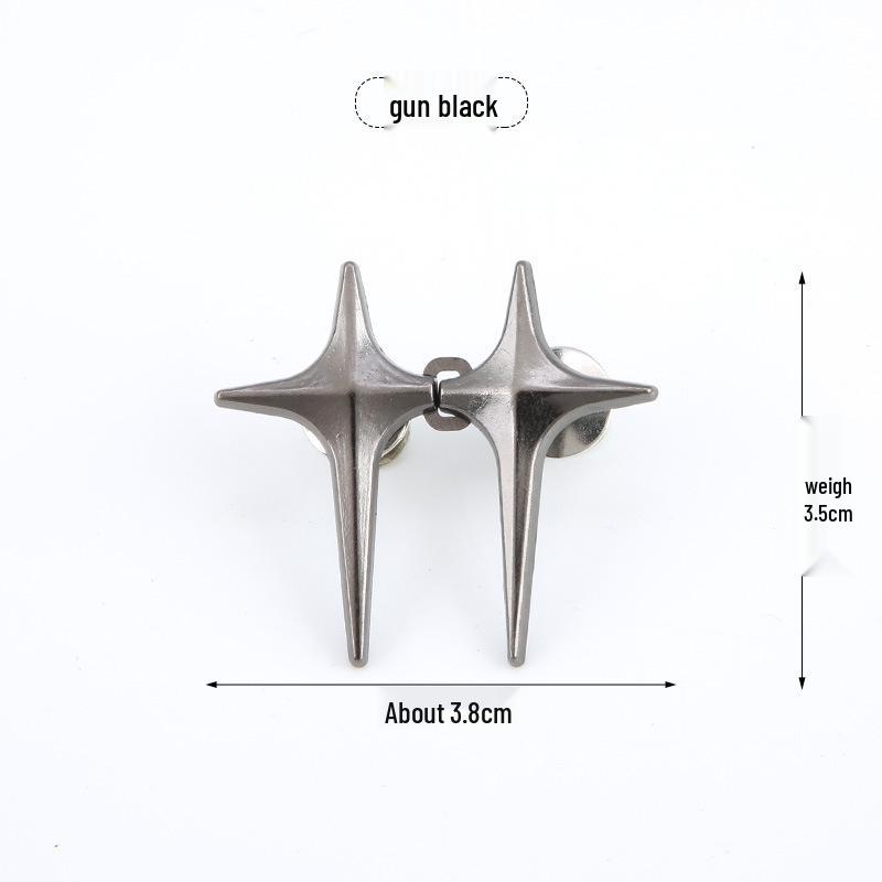 Cross Star Adjustable Cinch Belt: No-Sew, Detachable Hook & Eye Waist Slimming Gadget