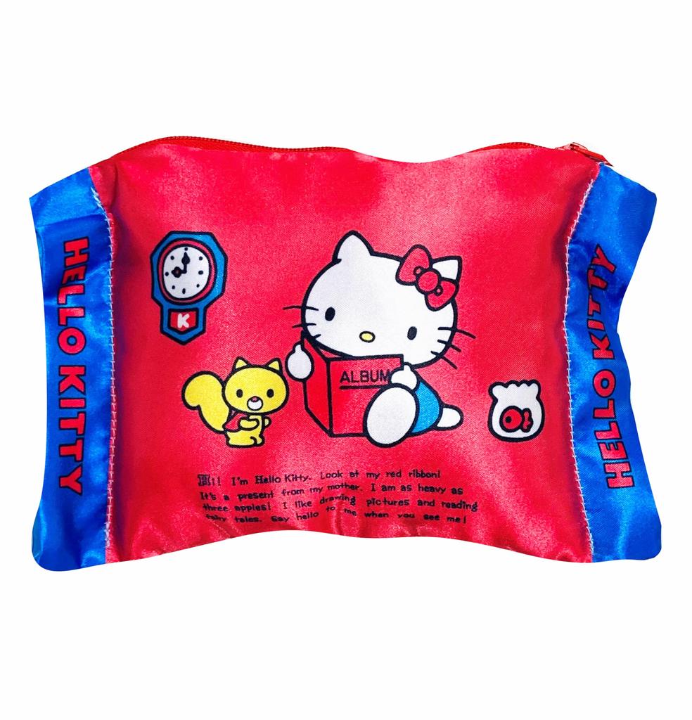 MORIPiLO Tissue Case Hello Kitty Sanrio Goods Character Pouch Accessory Case Small Cute SANRIO White 20x14cm Morishita Makura 4621748 (Pillow Pouch)