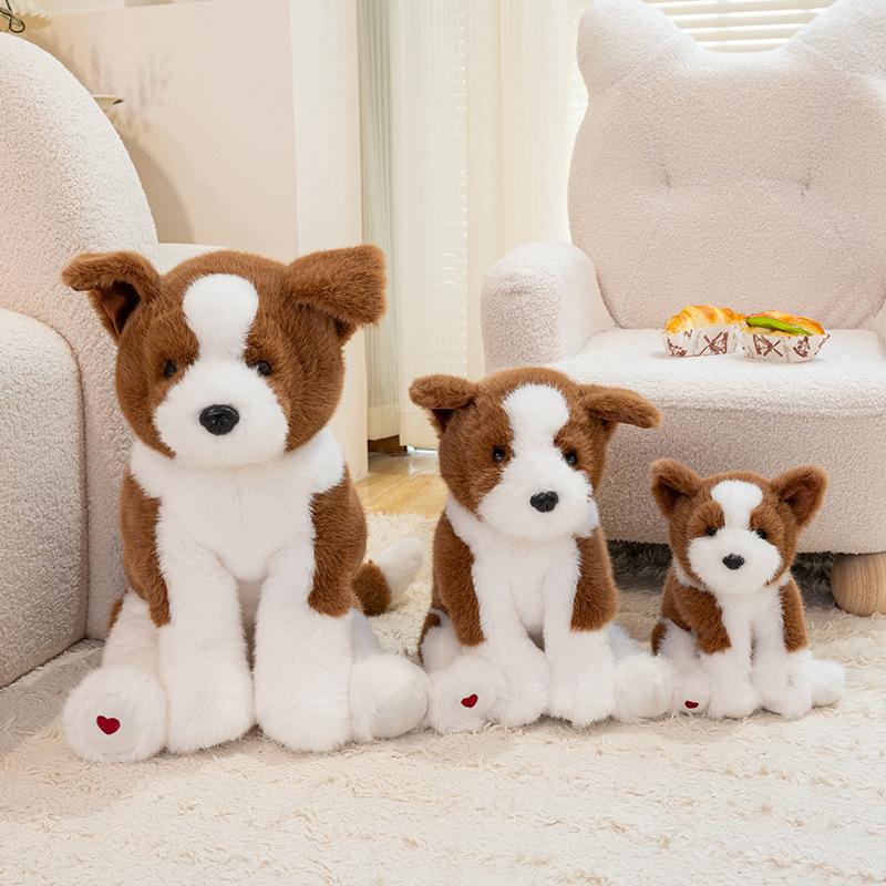304055Cm Simulation Dog Plush Doll Pillow Cute Husky Labrador West Highland Animal Stuffed Animal Home Decor Gift For Children