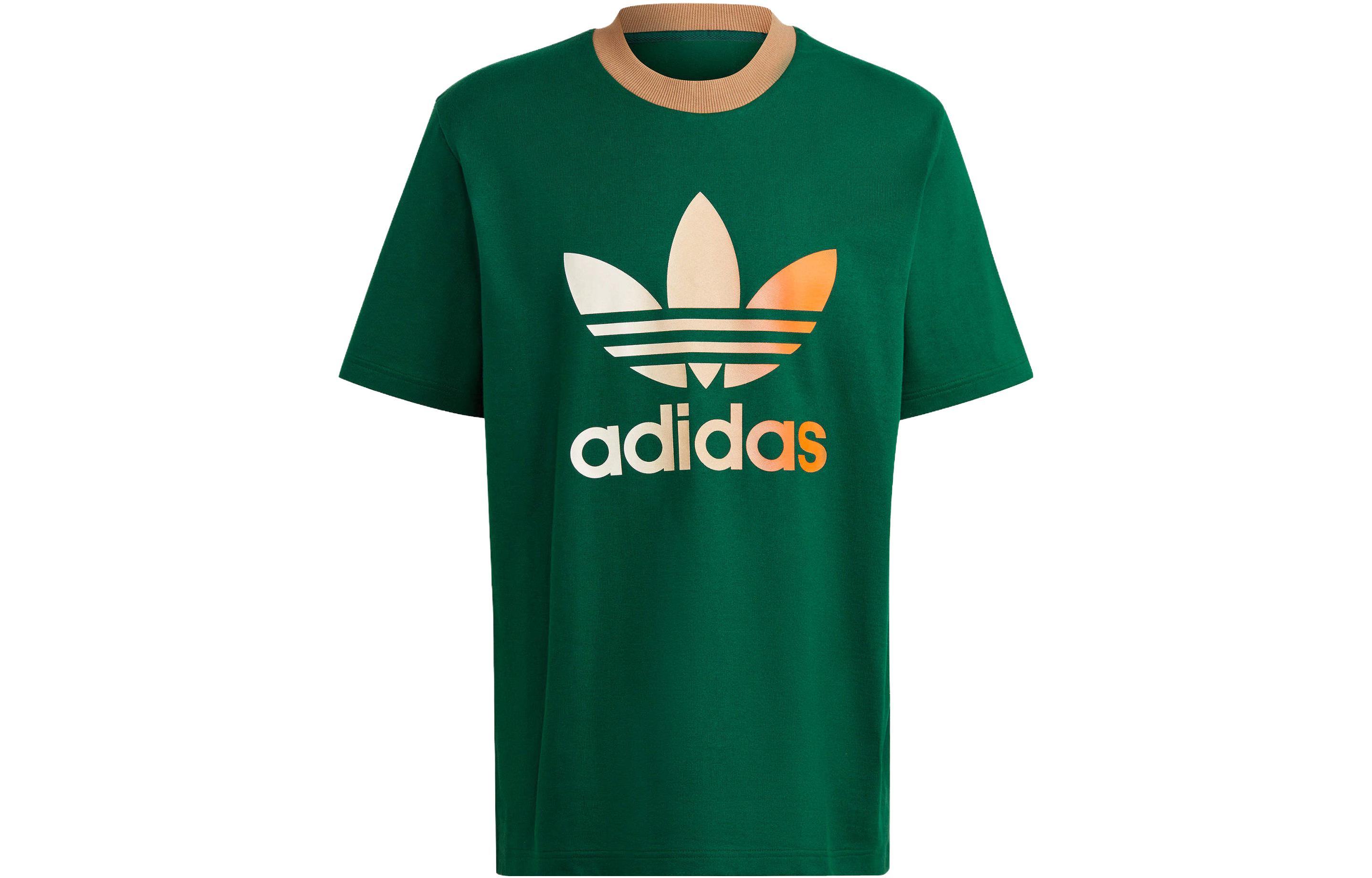 adidas originals Adicolor 70s Premium Trefoil Tee Green IP6969 L