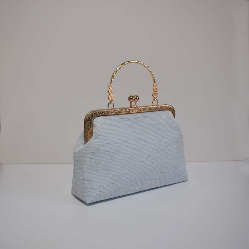 Handgefertigte Stoff Chinesische Goldtasche tragbare Messenger-Kette Schneiden Salon Teambuilding-Klasse Lehrmaterialtasche