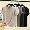 Modal O-Neck T-Shirts Raglanärmel Lose Unterhemden Einfarbig Sommer Dünnes T-Shirt Basisschicht Top Casual Tee Tops alle passen